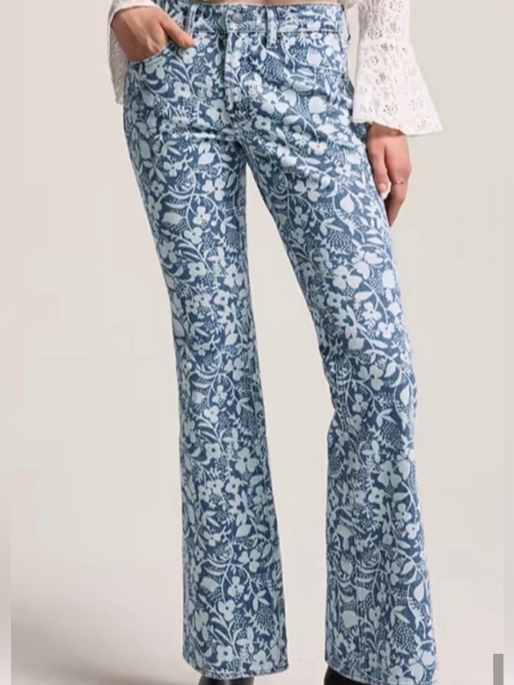 Old Navy x Anna Sui Slim Boot Cut Jeans